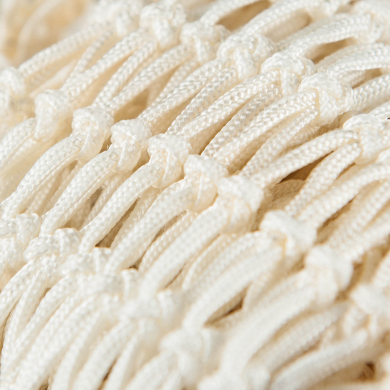 Red nylon trenzado con nudo